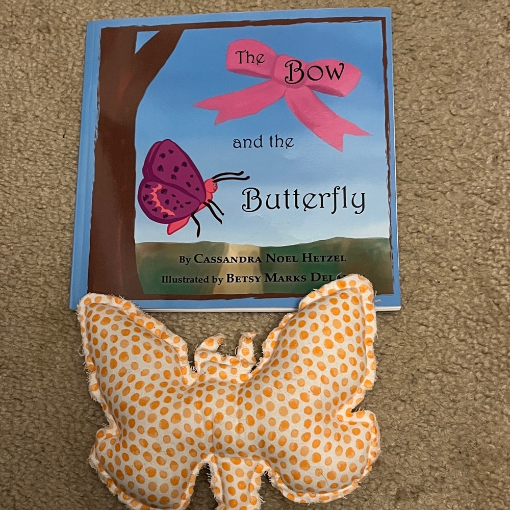 Butterfly Plush pick a color you wantStorybook the bow and the butterfly all kid